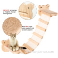 Treppe mit Katzenwand montiert